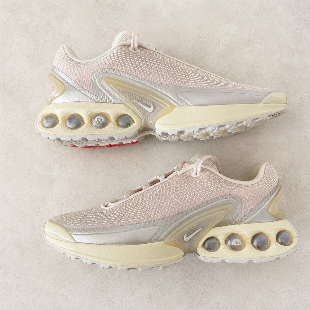 NIKE Women’s Air Max DN Light Khaki and Gold Sneaker